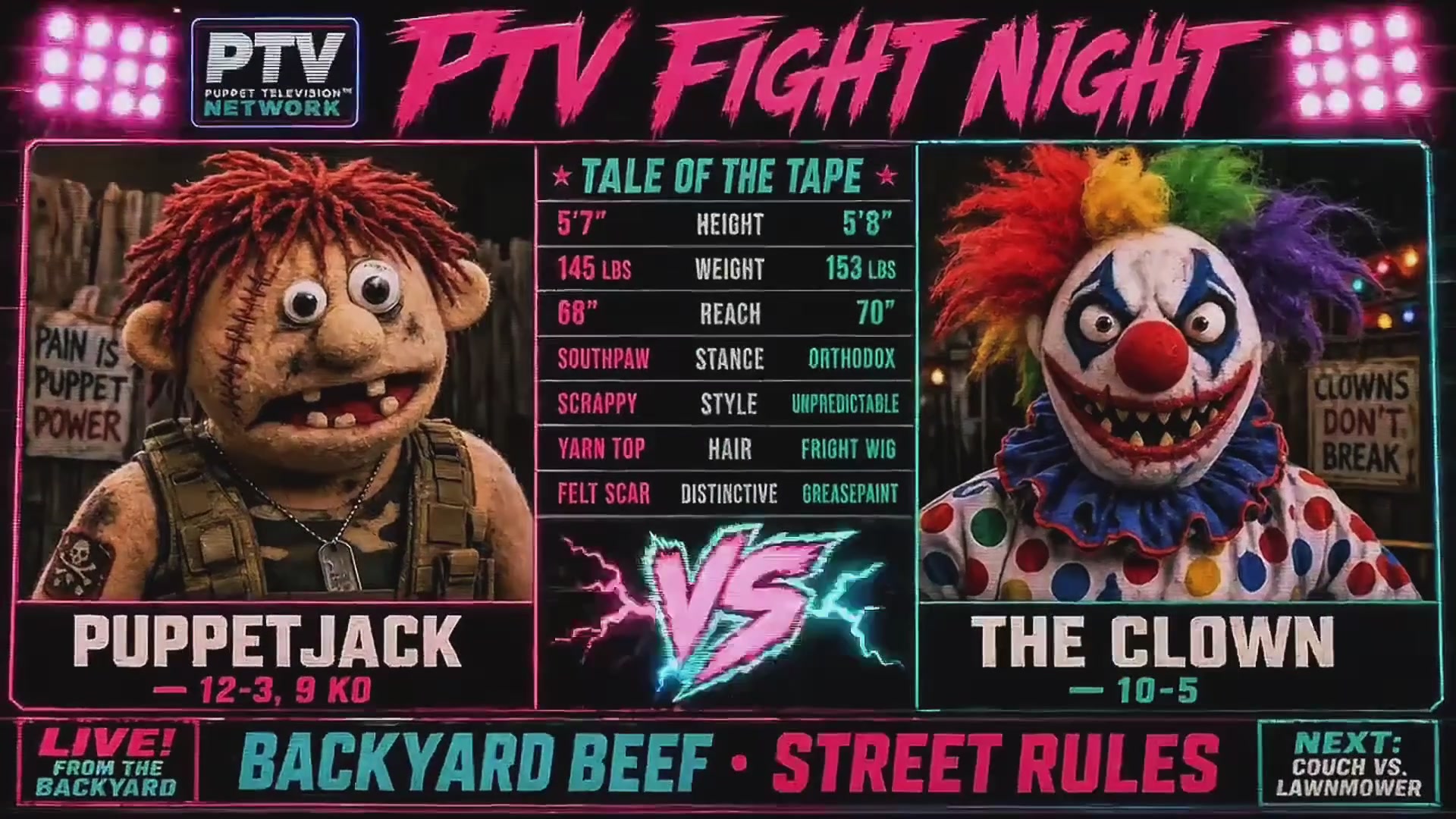 Puppet Jack vs The Clown