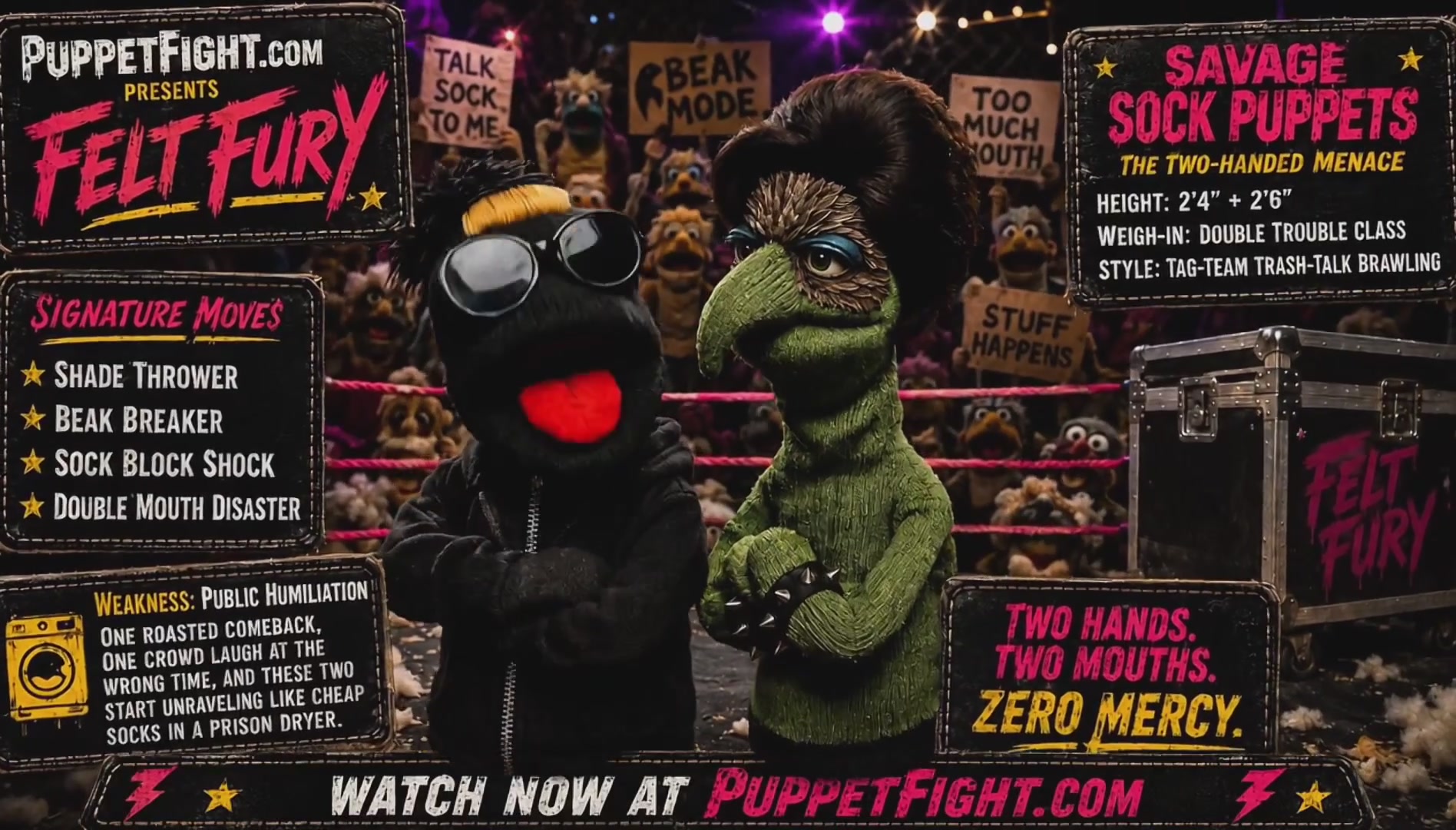 Savage Sock puppets